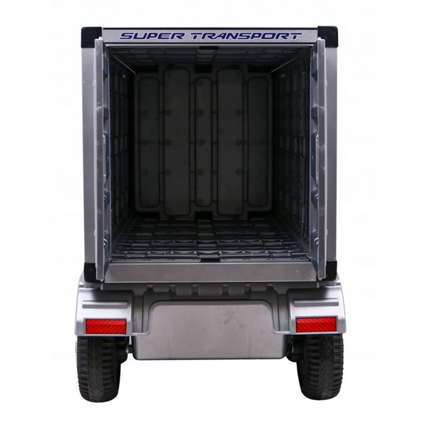 Продукт Акумулаторен камион с ремарке-контейнер 4X4,12V с меки гуми с кожена седалка - 0 - BG Hlapeta